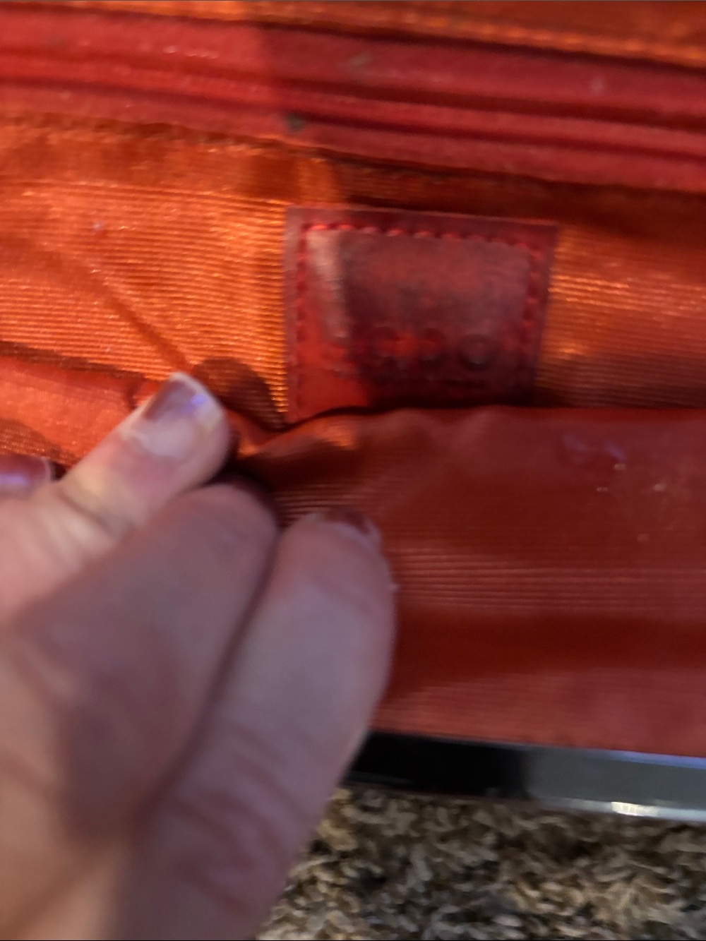 HOBO Metallic Silver Frame Clutch - Picture 8 of 8
